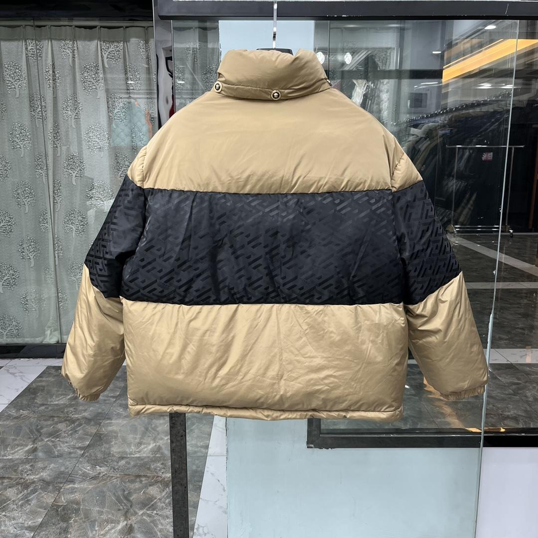 Versace La Greca Puffer Jacket - DopestKickz