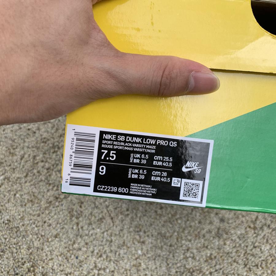 Nike SB Dunk Low Sneaker       CZ2239-600 - DopestKickz