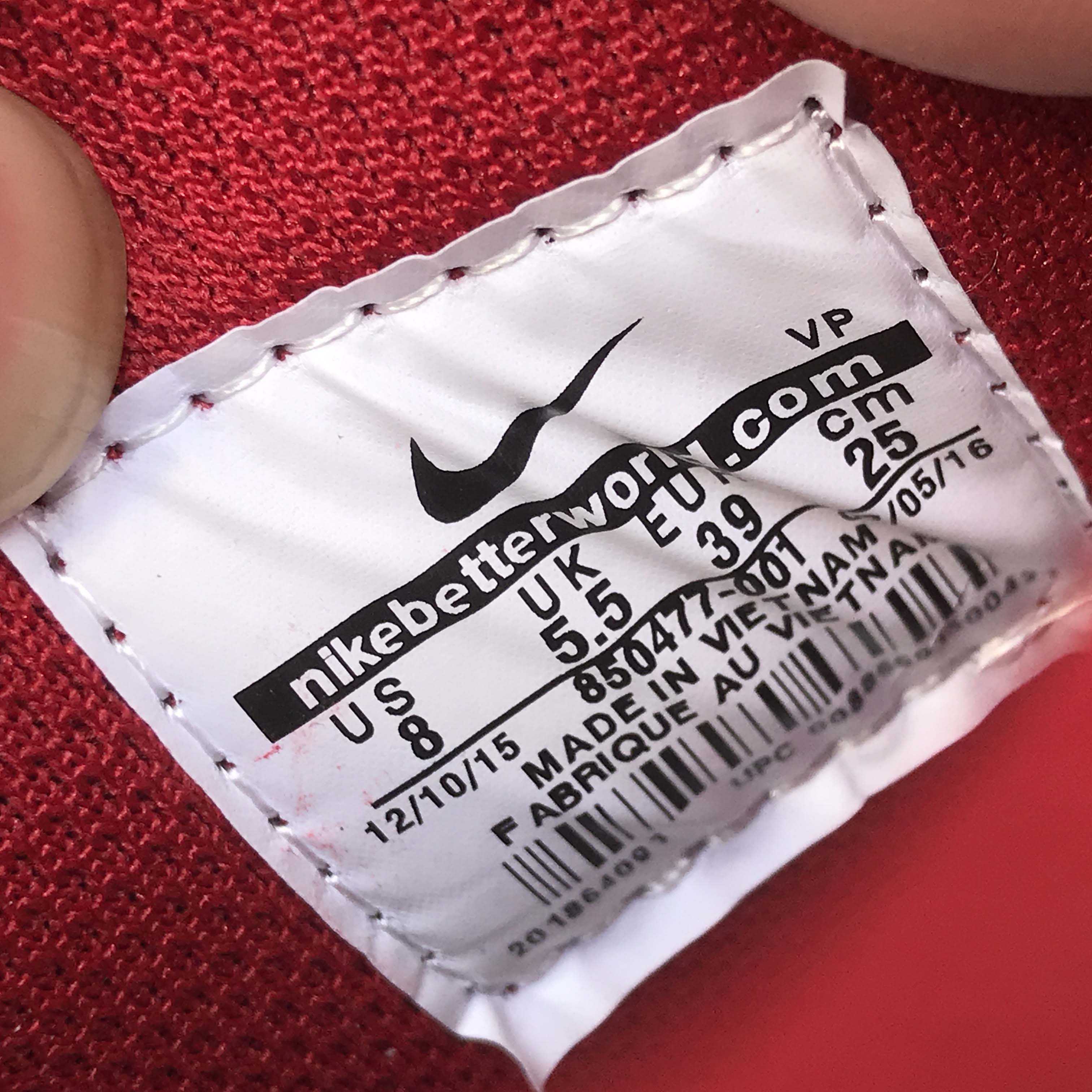 Nike Dunk High Unlv Sneaker        850477-001 - DopestKickz