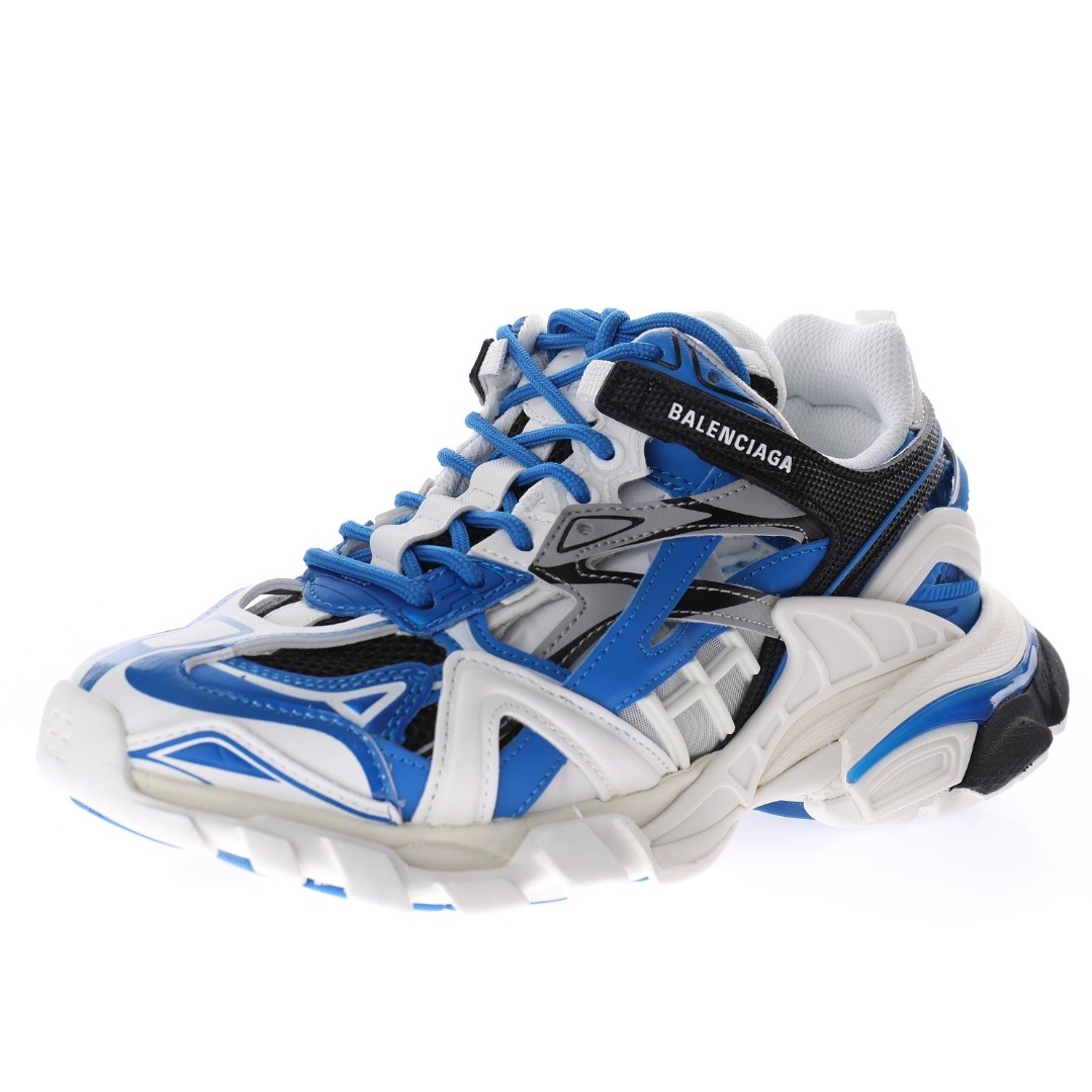 Balenciaga Track 2.0 Blue White Sneaker - DopestKickz