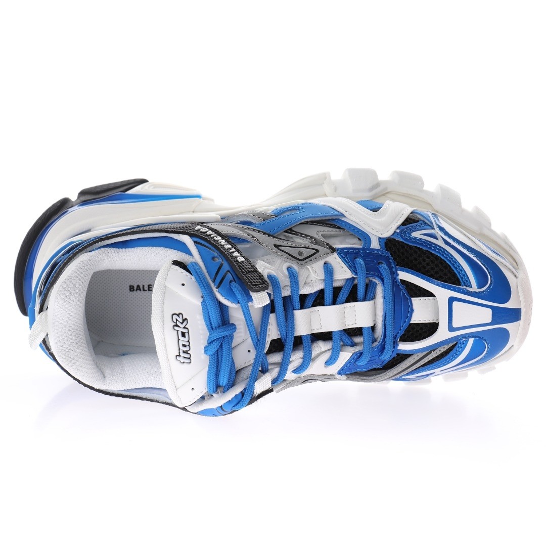 Balenciaga Track 2.0 Blue White Sneaker - DopestKickz