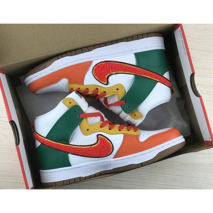 Nike Dunk High University “Chenille Swoosh” Sneakers     DR8805-100 - DopestKickz