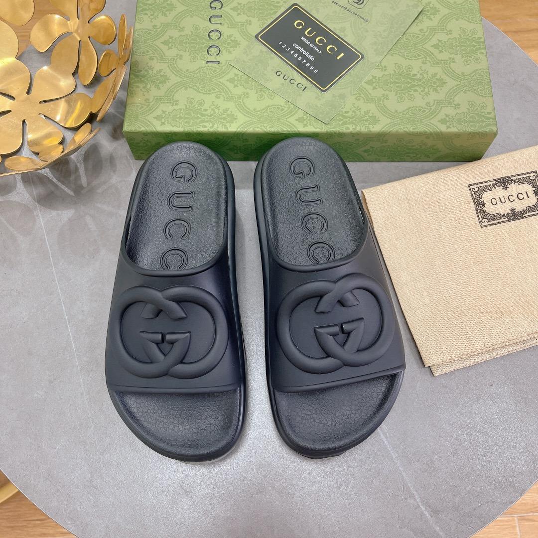 Gucci Women's Slide With Interlocking G - DopestKickz