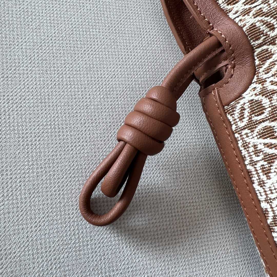 Loewe Mini Flamenco Clutch In Anagram Jacquard And Calfskin(23-18-9CM) - DopestKickz