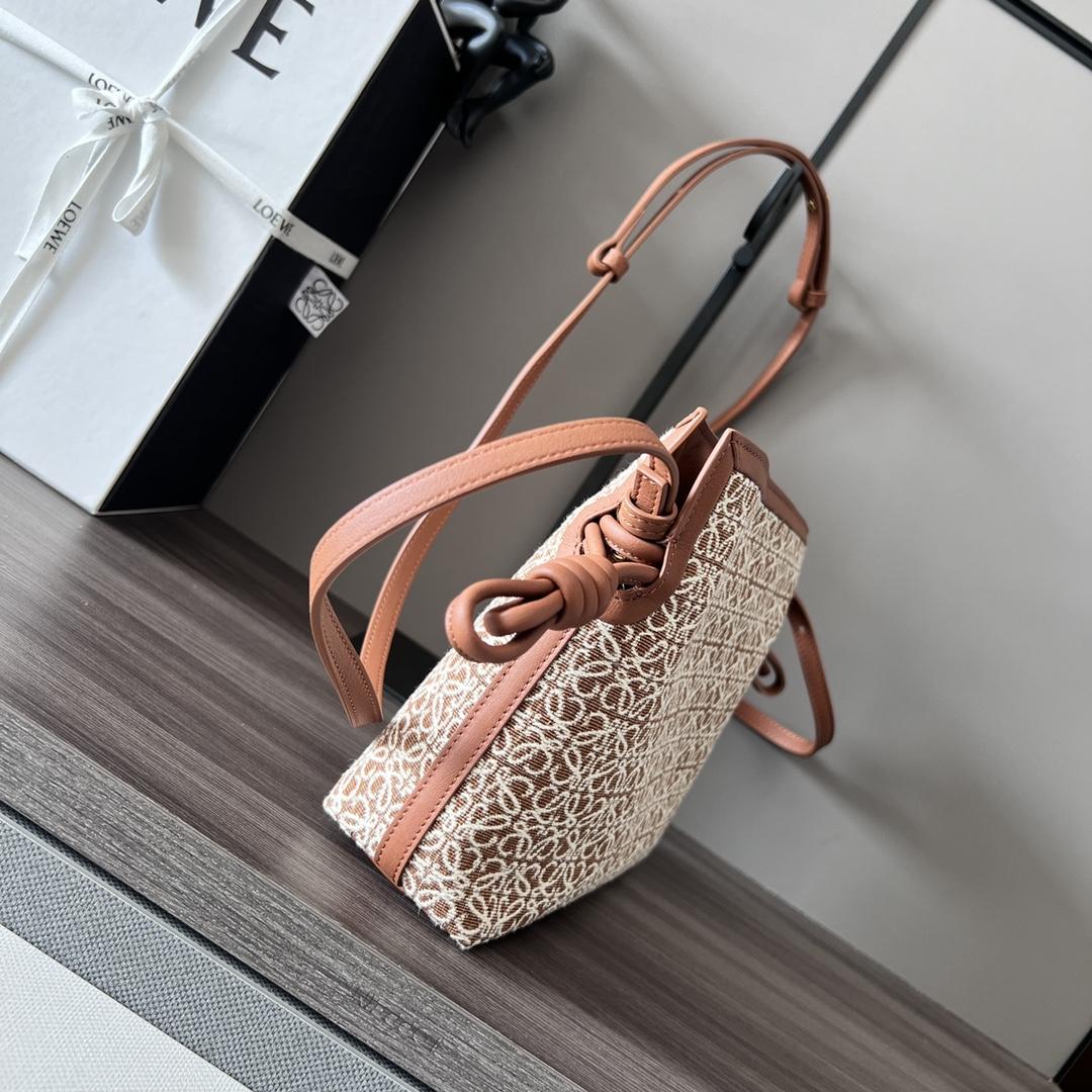 Loewe Mini Flamenco Clutch In Anagram Jacquard And Calfskin(23-18-9CM) - DopestKickz