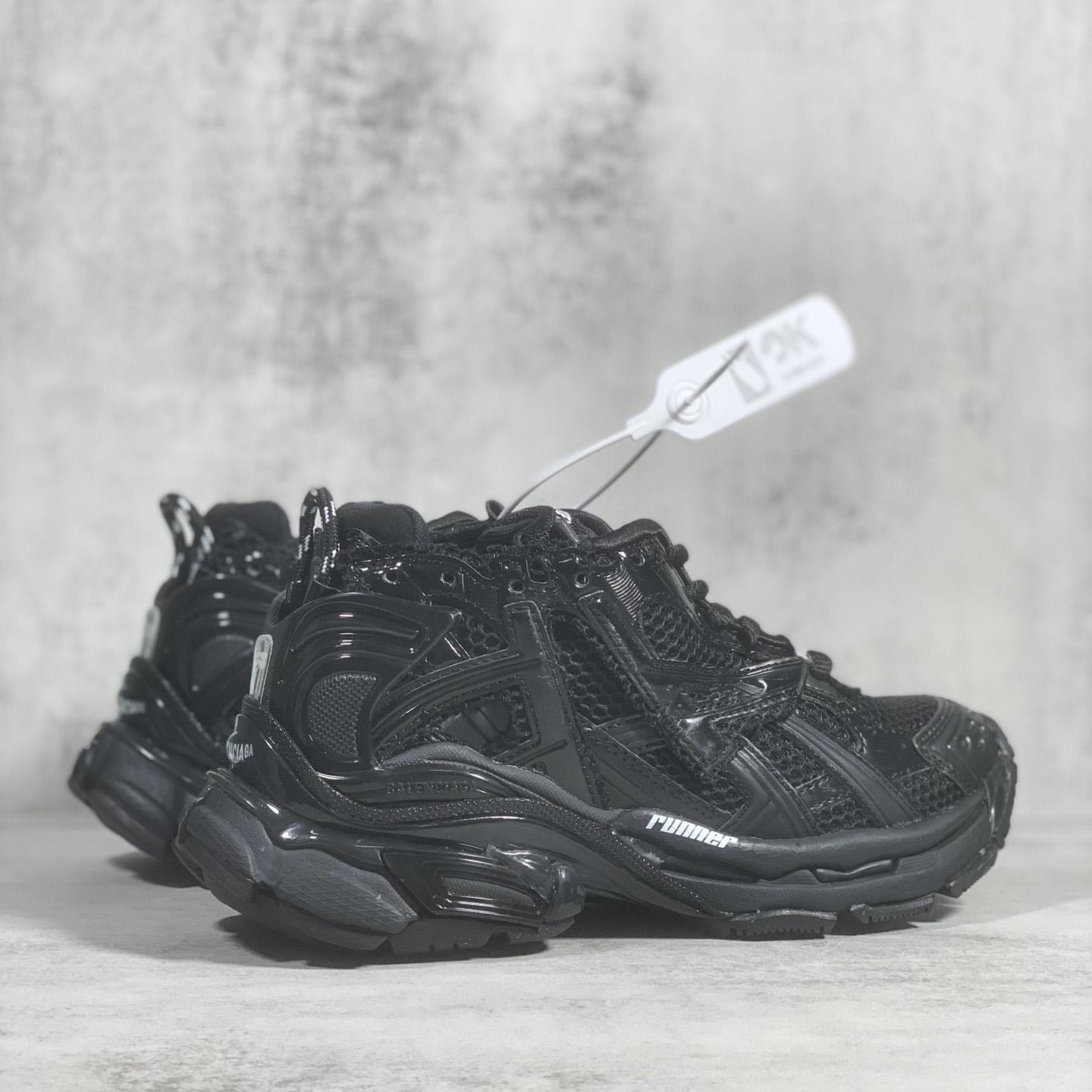 Balenciaga Runner Sneaker In Black - DopestKickz