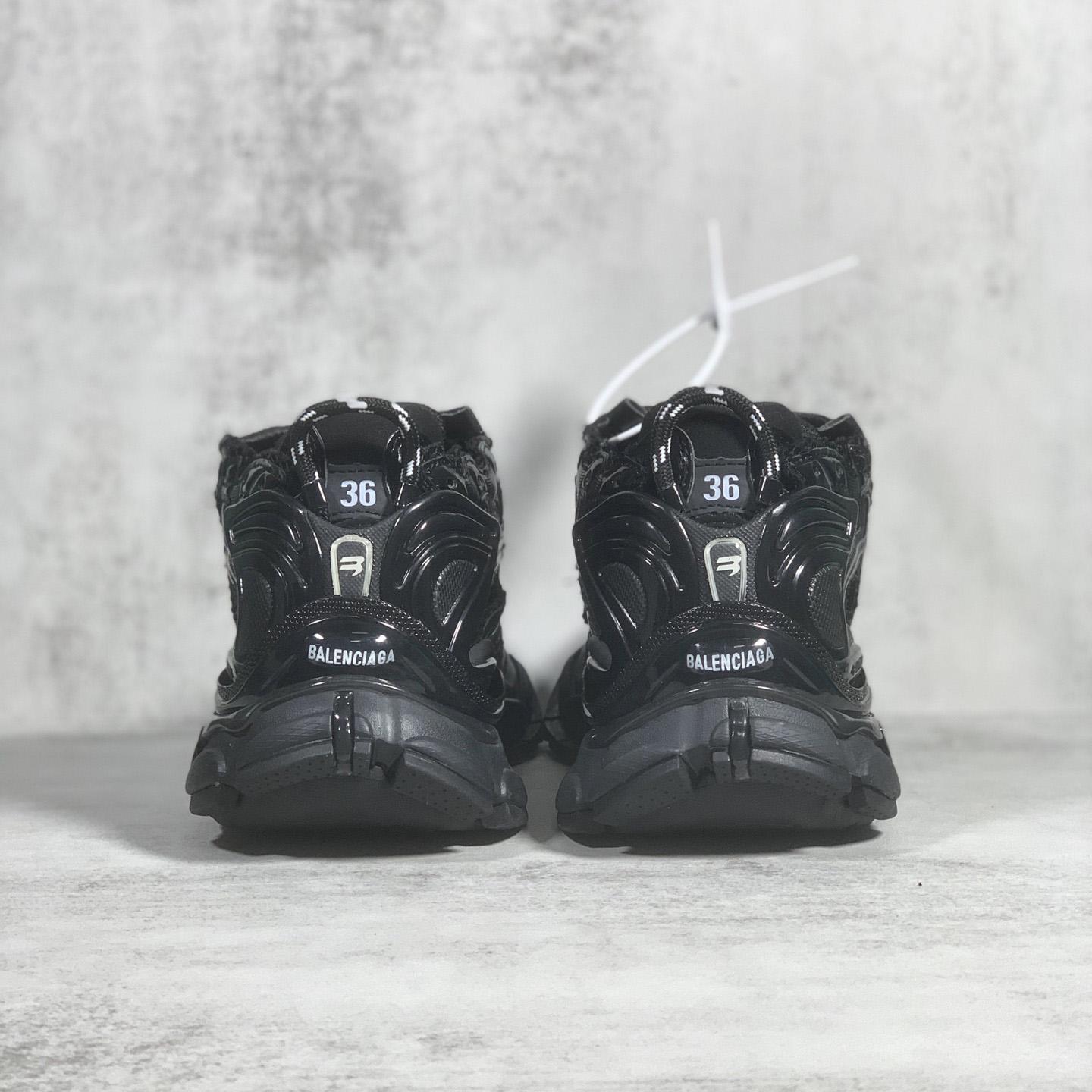 Balenciaga Runner Sneaker In Black - DopestKickz