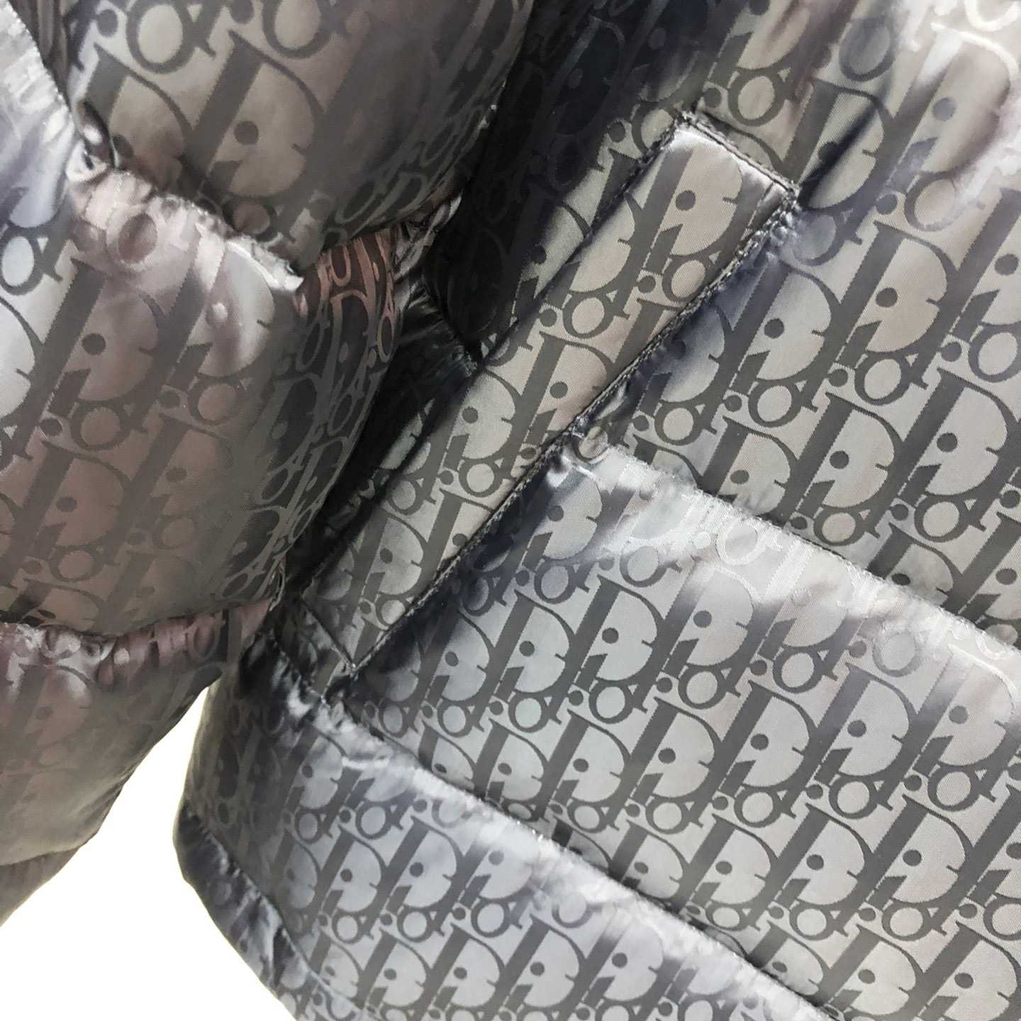 Dior Oblique Print Down Puffer Jacket - DopestKickz