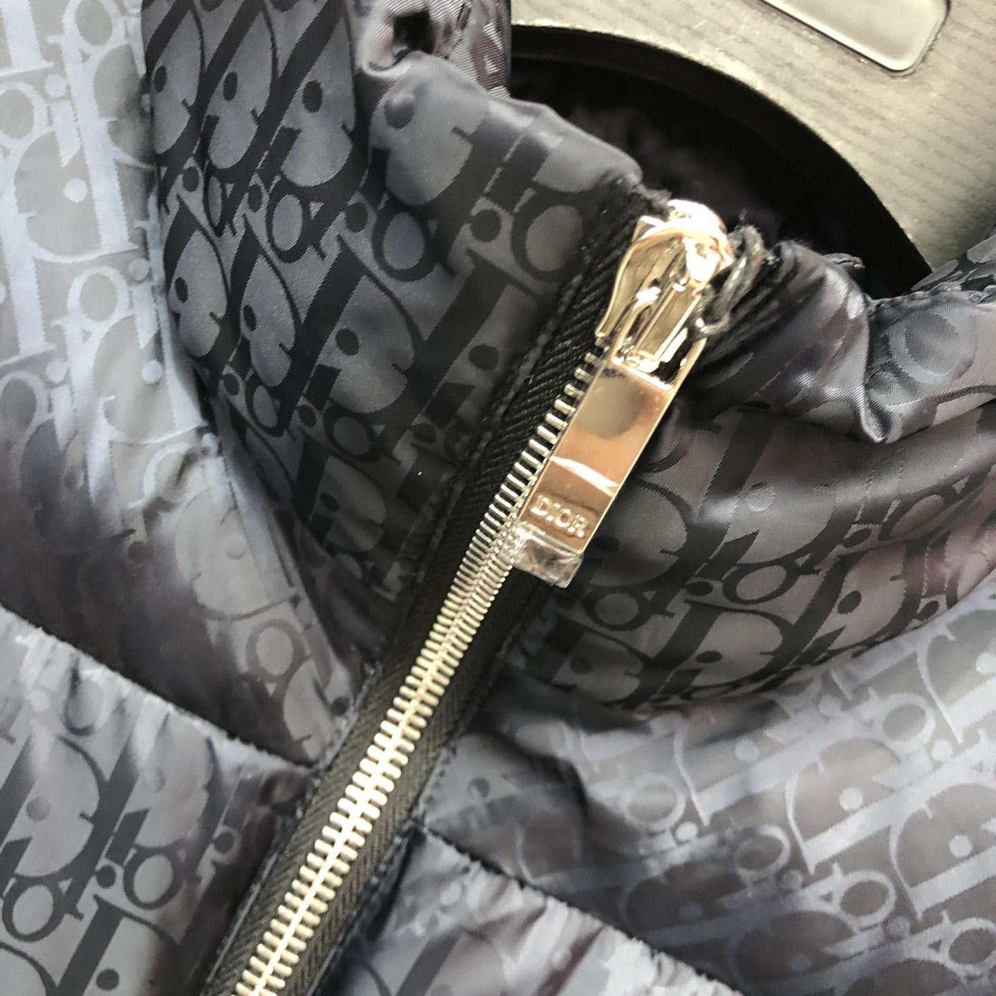 Dior Oblique Print Down Puffer Jacket - DopestKickz