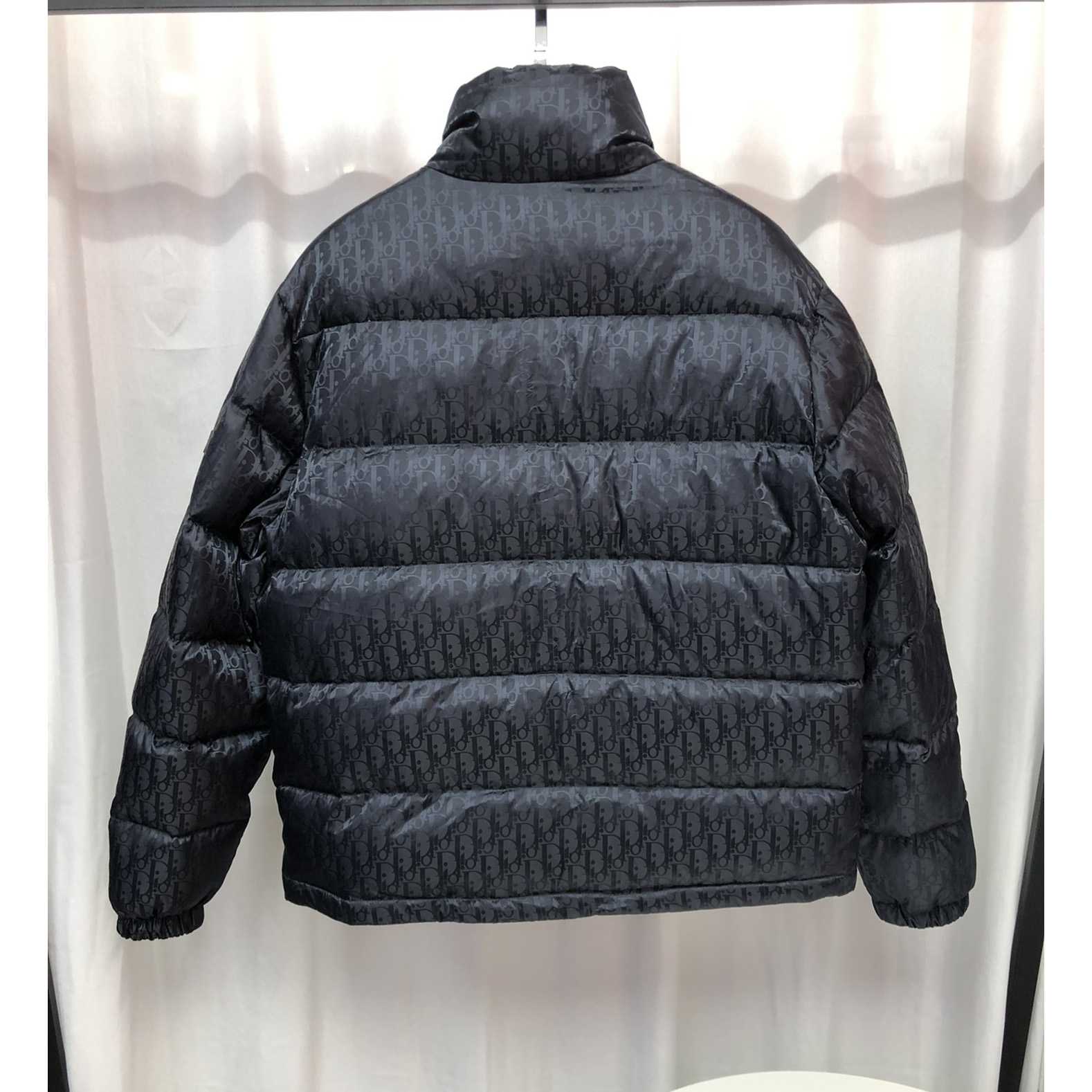 Dior Oblique Print Down Puffer Jacket - DopestKickz