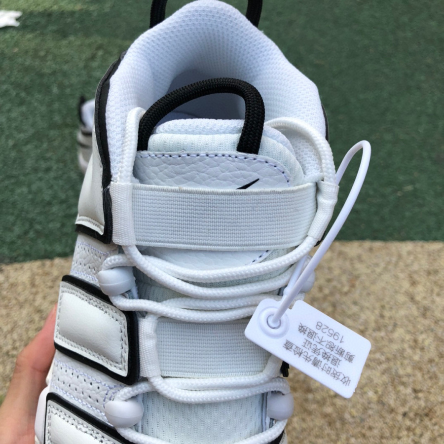 Nike Air More Uptempo White Black Sneaker    917593-100 - DopestKickz