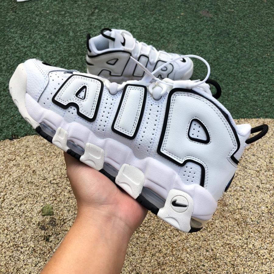 Nike Air More Uptempo White Black Sneaker    917593-100 - DopestKickz