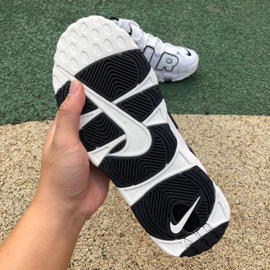 Nike Air More Uptempo White Black Sneaker    917593-100 - DopestKickz