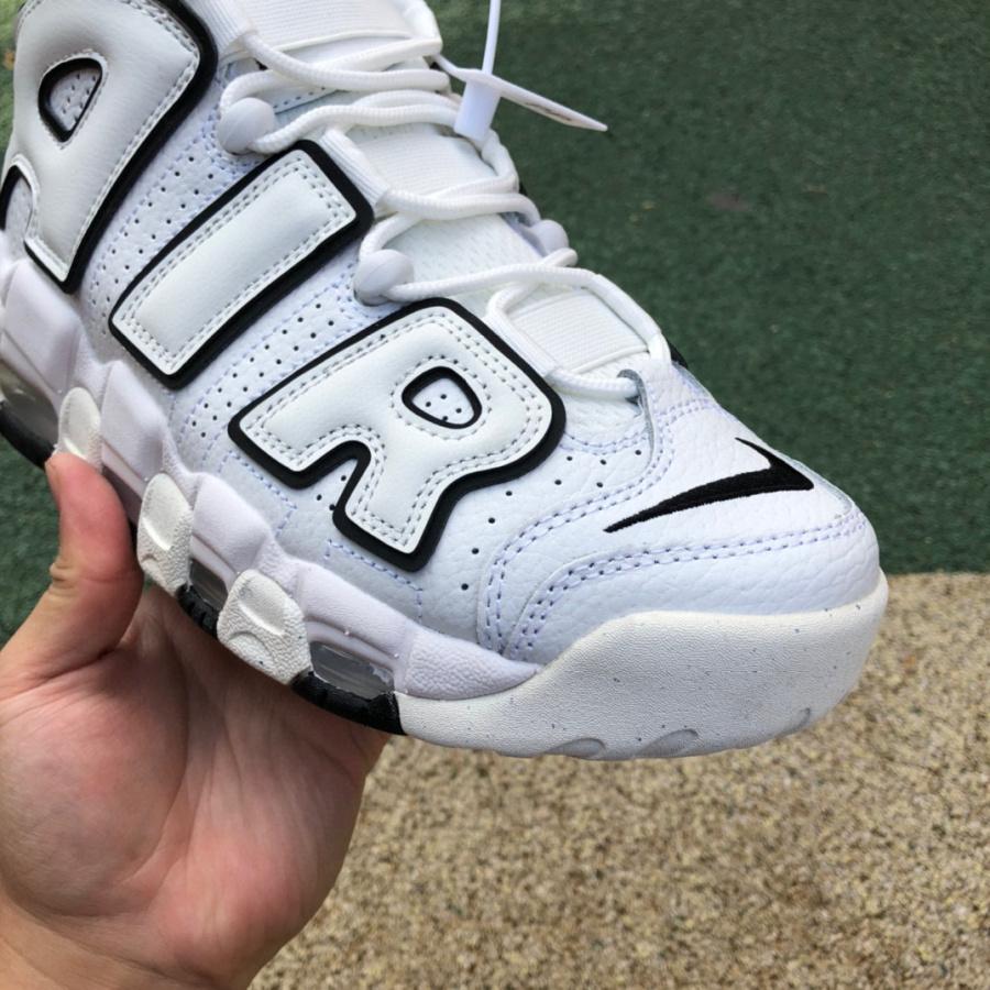 Nike Air More Uptempo White Black Sneaker    917593-100 - DopestKickz