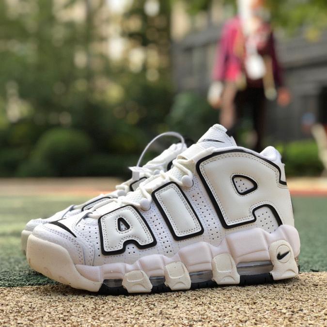 Nike Air More Uptempo White Black Sneaker    917593-100 - DopestKickz