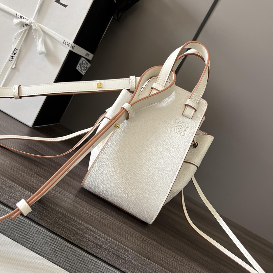Loewe Mini Hammock drawstring in soft grained calfskin - DopestKickz