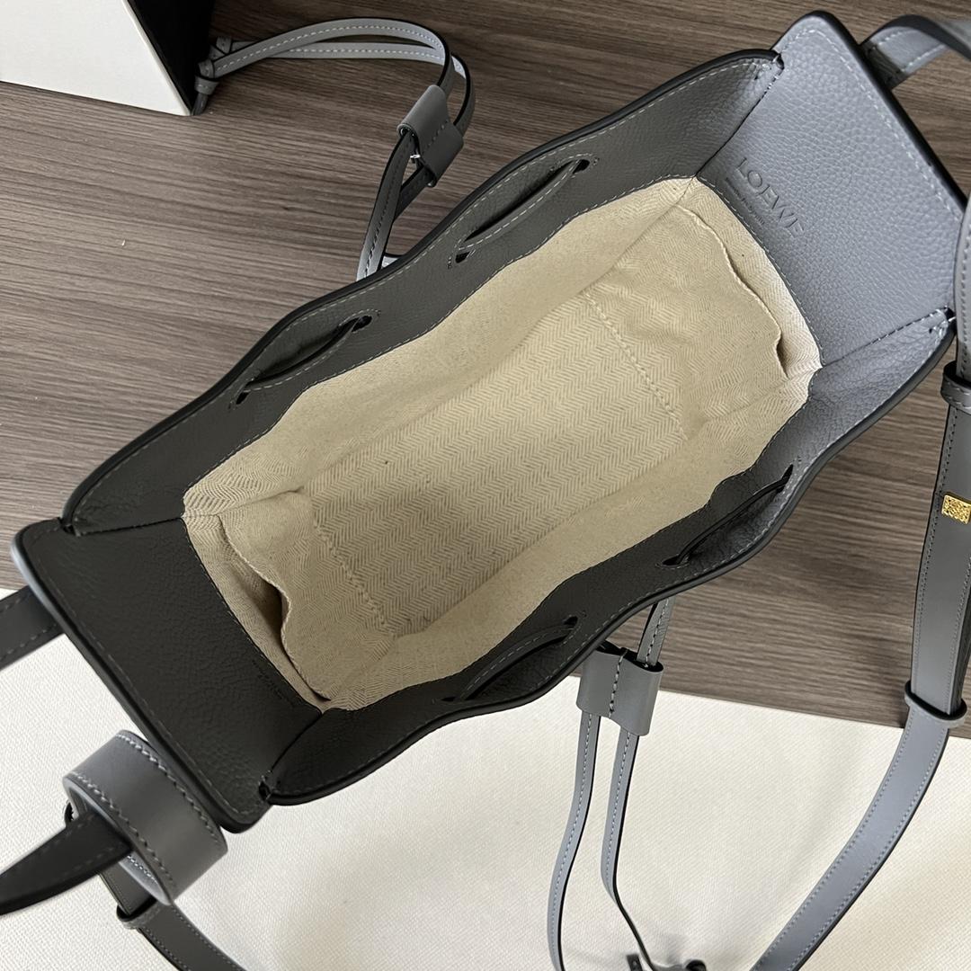 Loewe Mini Hammock drawstring in soft grained calfskin - DopestKickz