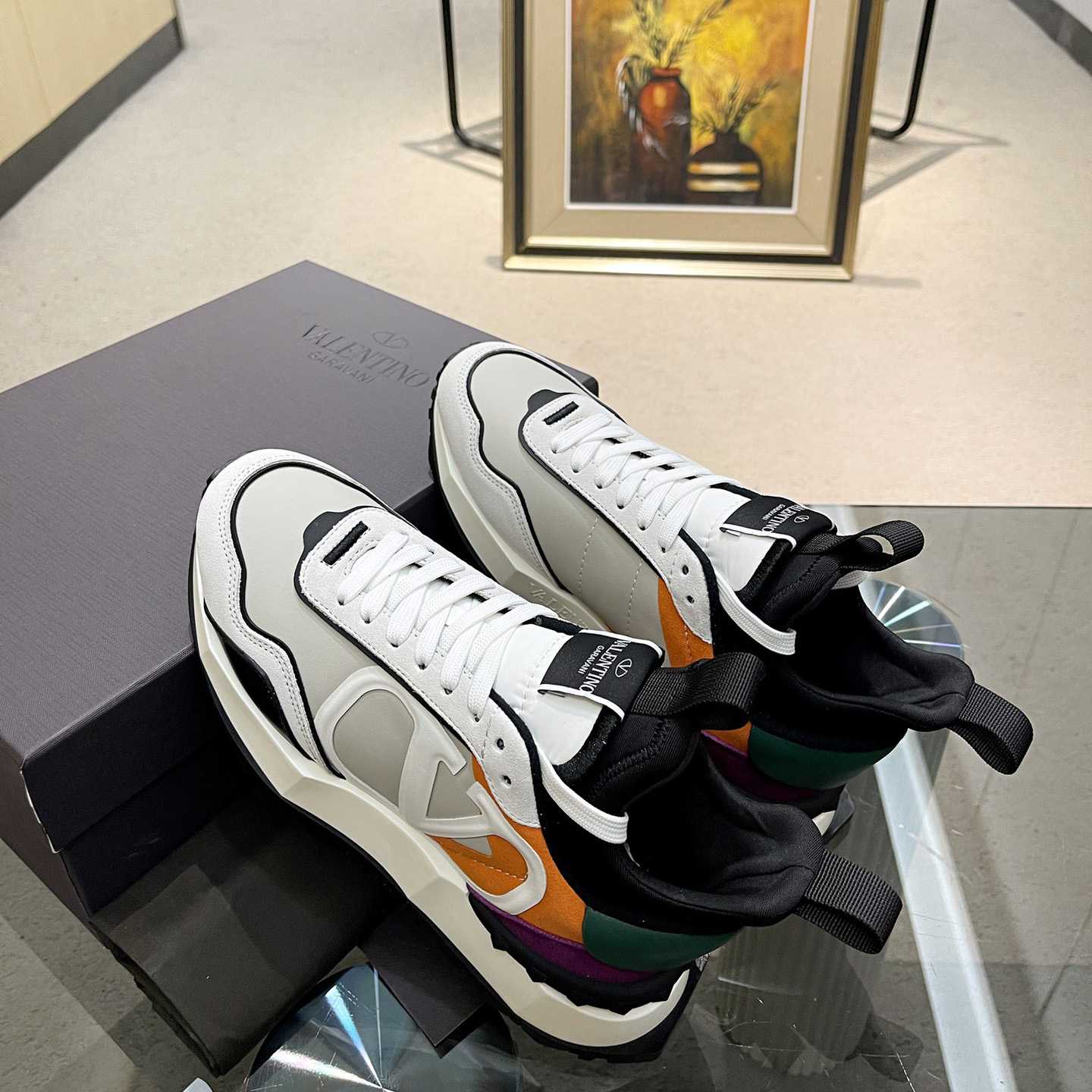 Valenti Netrunner Fabric And Suede Sneaker - DopestKickz