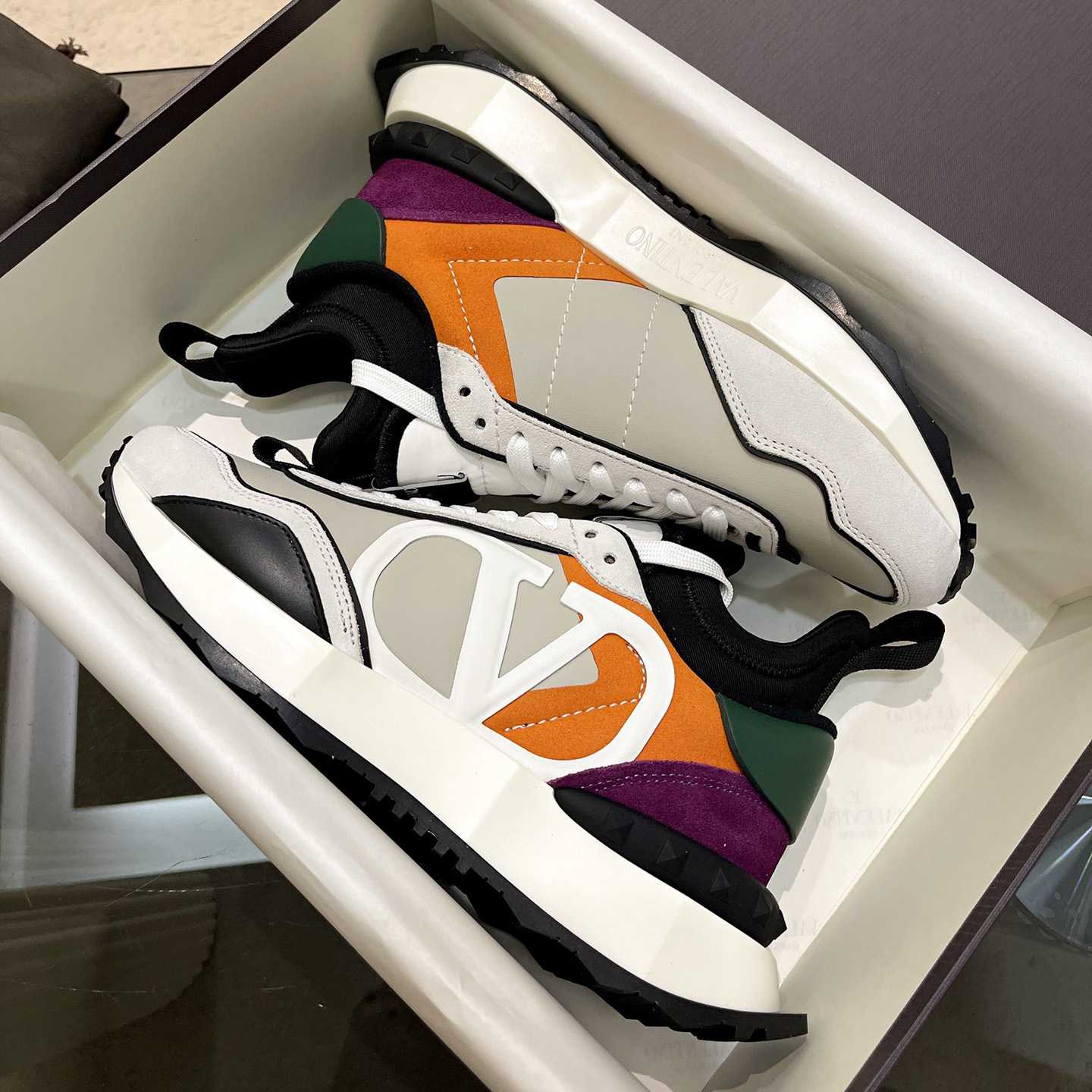 Valenti Netrunner Fabric And Suede Sneaker - DopestKickz