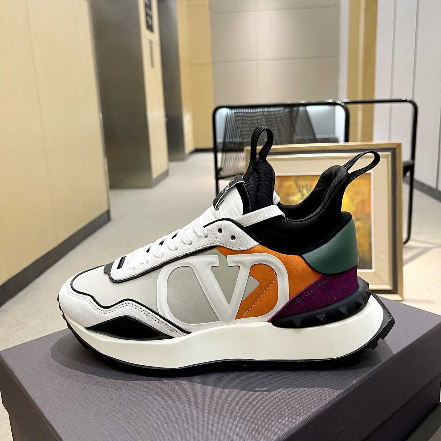 Valenti Netrunner Fabric And Suede Sneaker - DopestKickz
