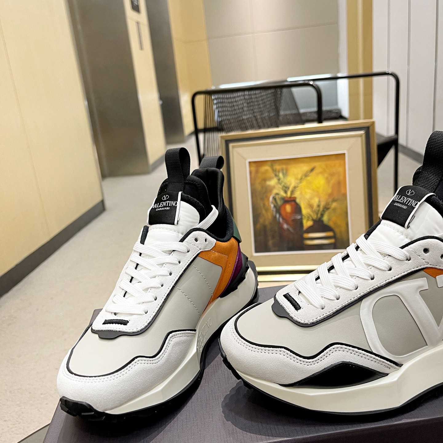 Valenti Netrunner Fabric And Suede Sneaker - DopestKickz