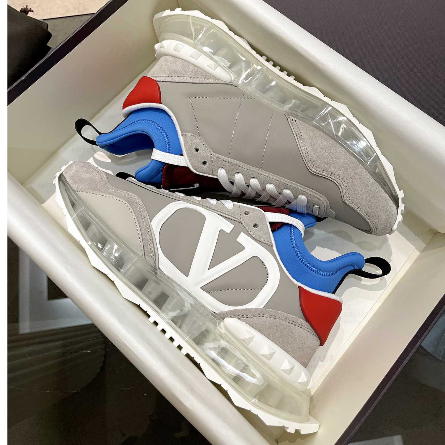 Valenti  Netrunner Fabric And Suede Sneaker - DopestKickz