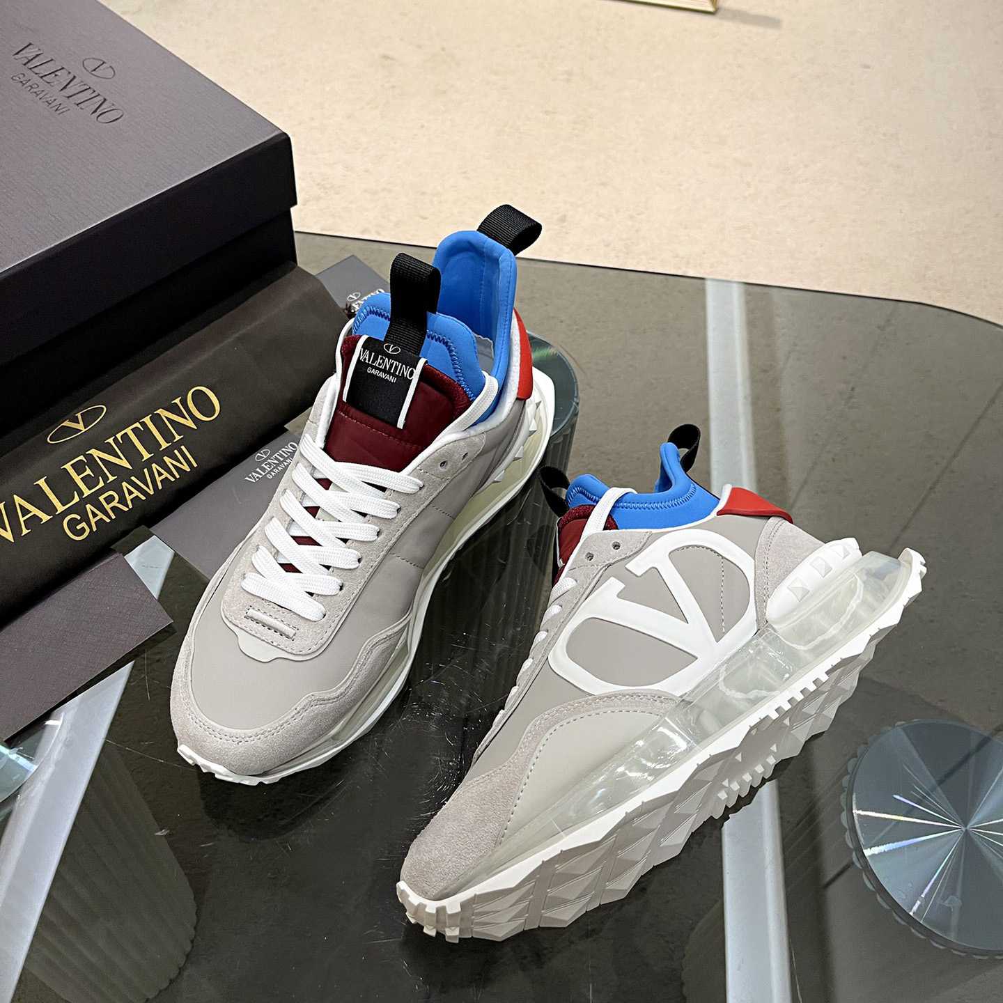 Valenti  Netrunner Fabric And Suede Sneaker - DopestKickz