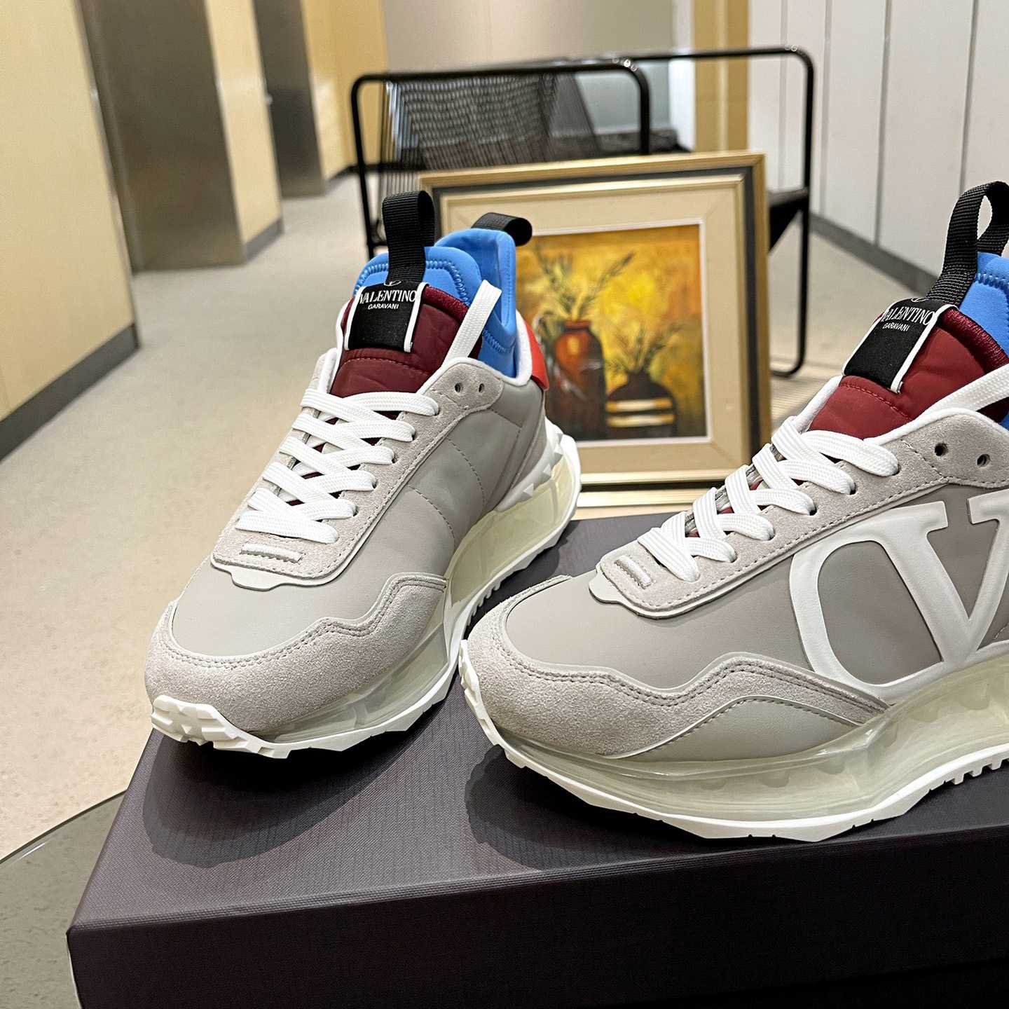 Valenti  Netrunner Fabric And Suede Sneaker - DopestKickz