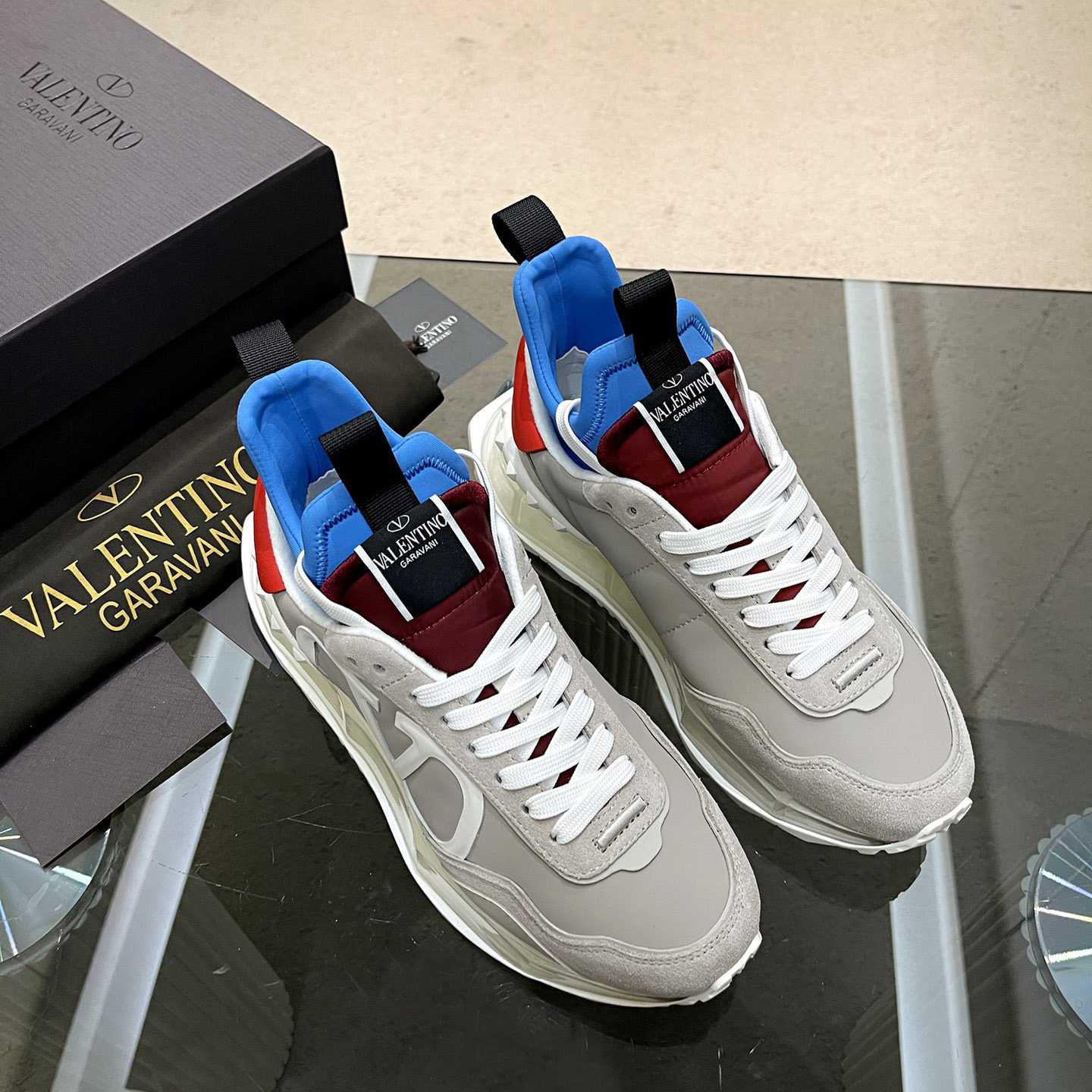 Valenti  Netrunner Fabric And Suede Sneaker - DopestKickz