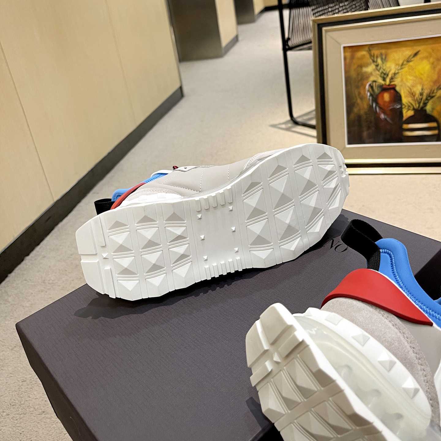 Valenti  Netrunner Fabric And Suede Sneaker - DopestKickz