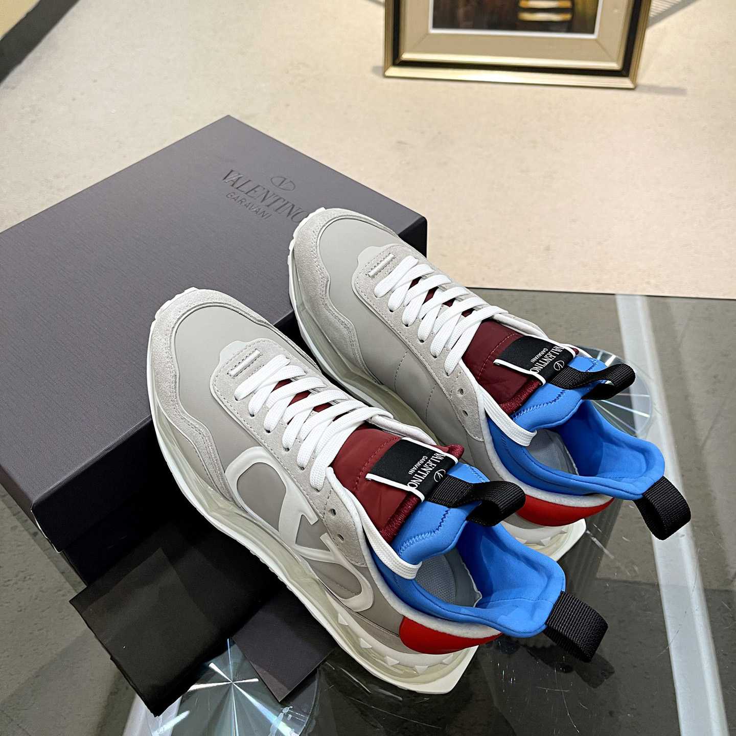 Valenti  Netrunner Fabric And Suede Sneaker - DopestKickz