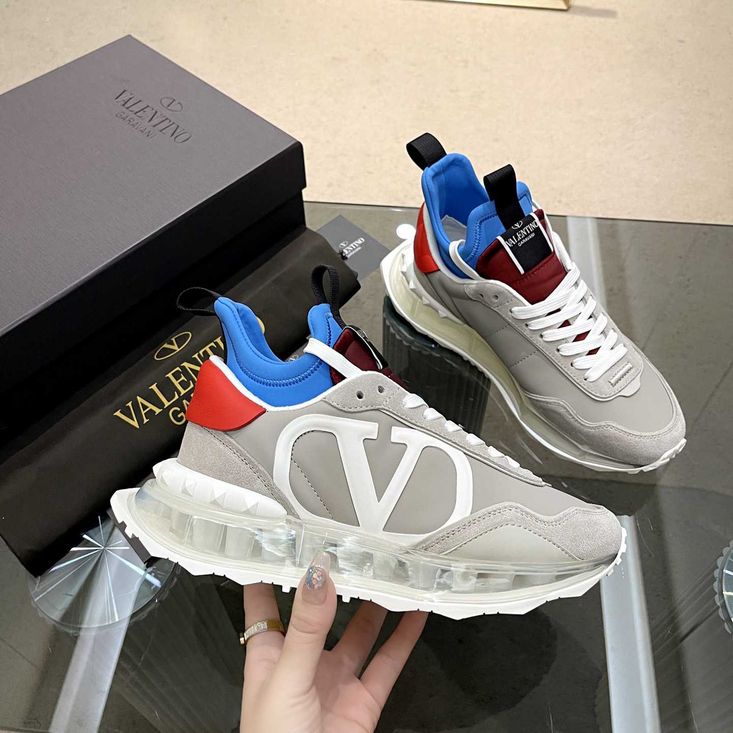Valenti  Netrunner Fabric And Suede Sneaker - DopestKickz