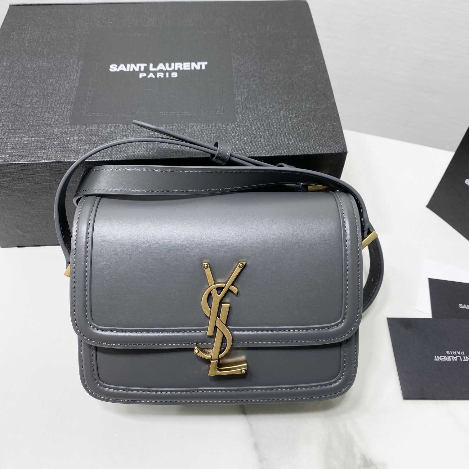 Saint Laurent Solferino Small Satchel In Box Saint Laurent Leather(19-13-5cm) - DopestKickz
