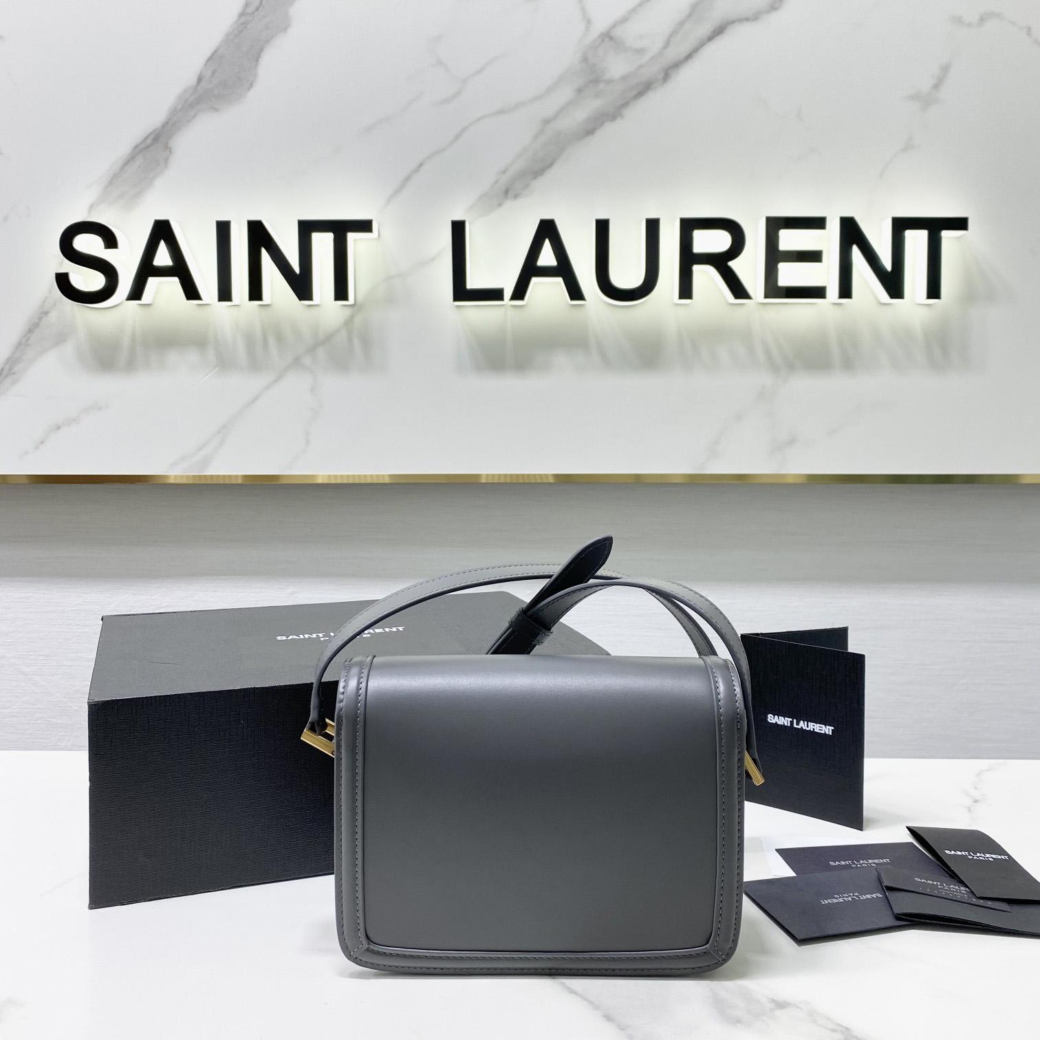 Saint Laurent Solferino Small Satchel In Box Saint Laurent Leather(19-13-5cm) - DopestKickz