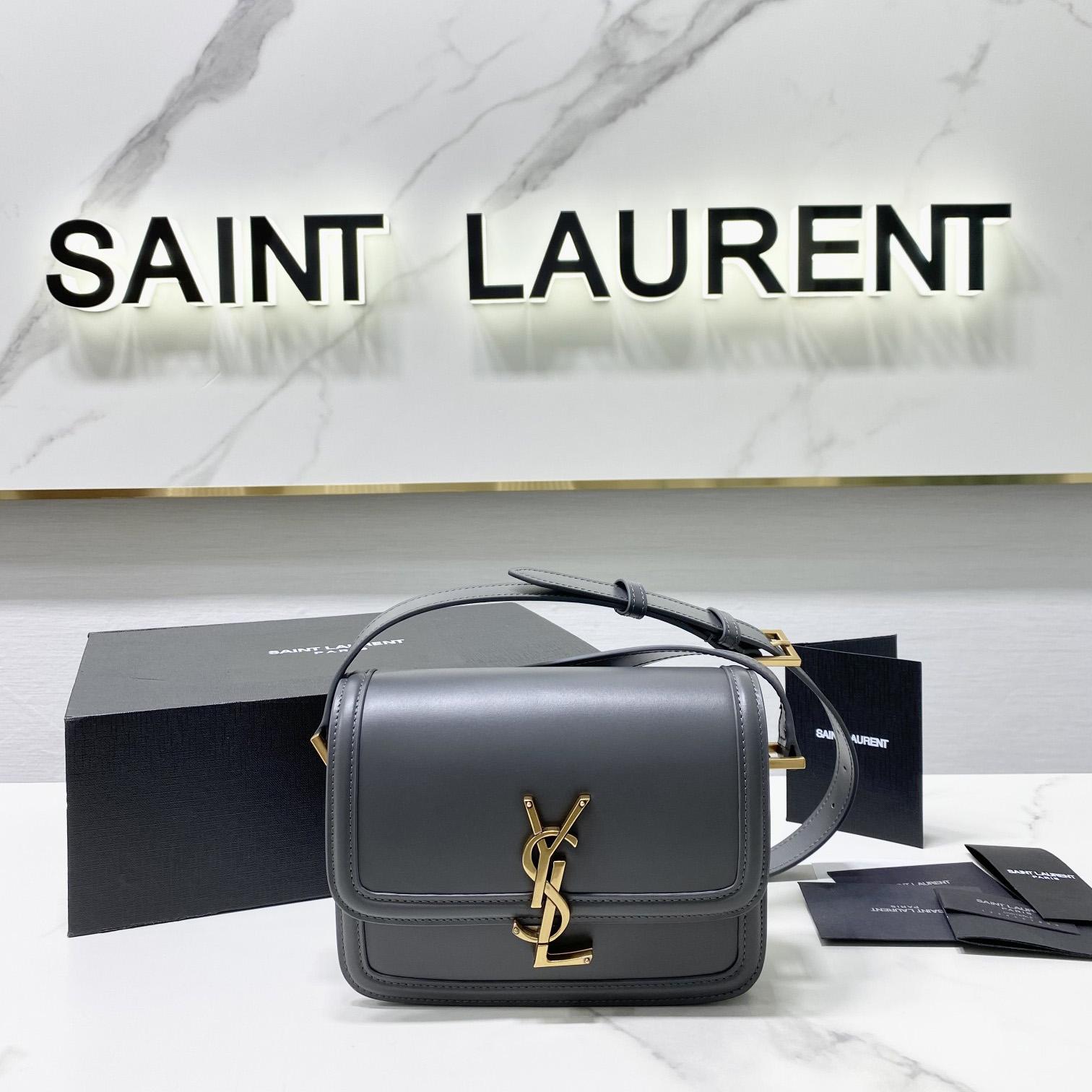 Saint Laurent Solferino Small Satchel In Box Saint Laurent Leather(19-13-5cm) - DopestKickz