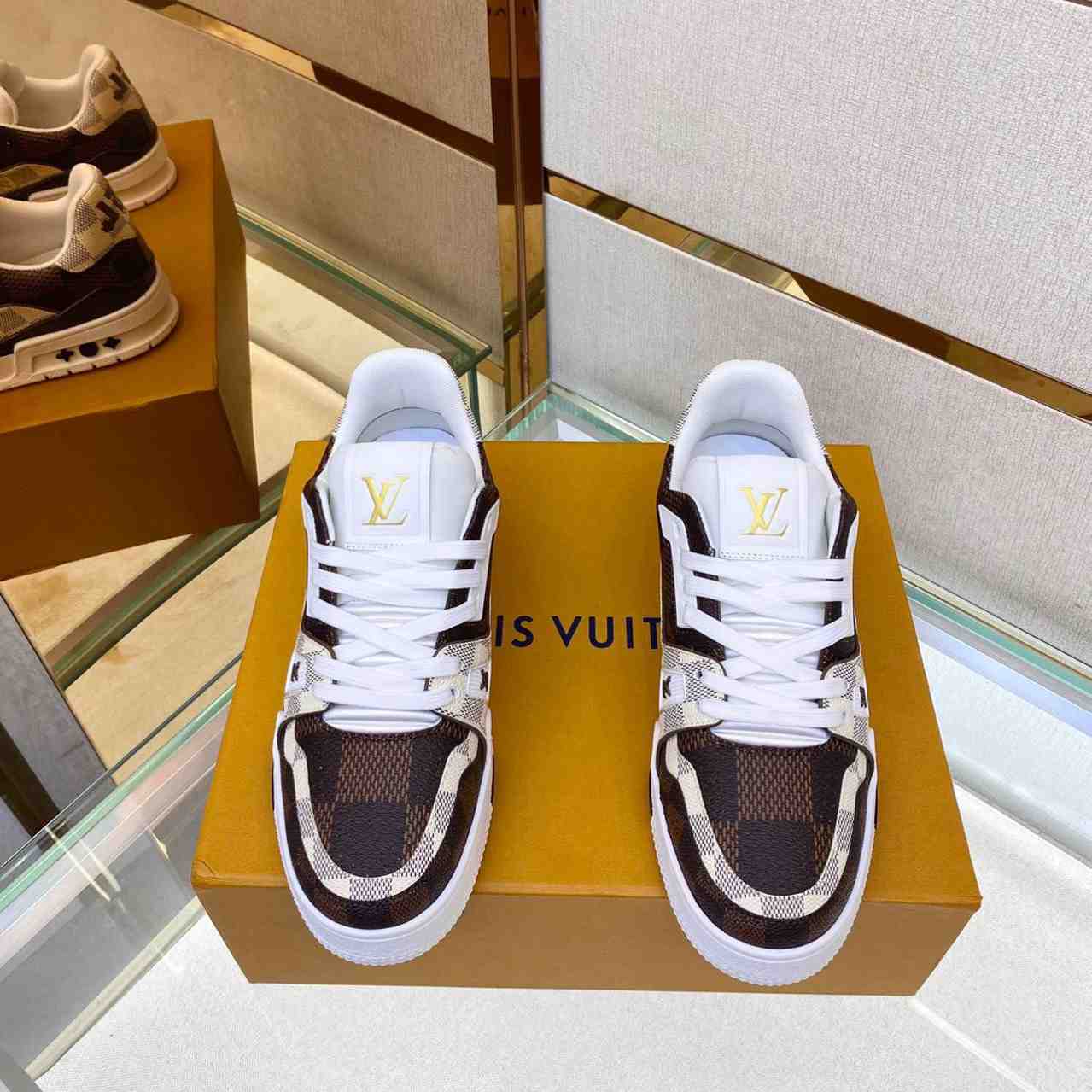Louis Vuitton LV Trainer Sneaker    (Upon UK Size)   1AAV8Y - DopestKickz