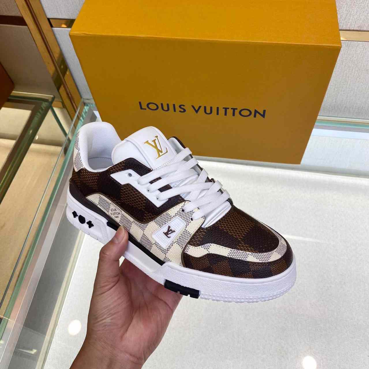 Louis Vuitton LV Trainer Sneaker    (Upon UK Size)   1AAV8Y - DopestKickz
