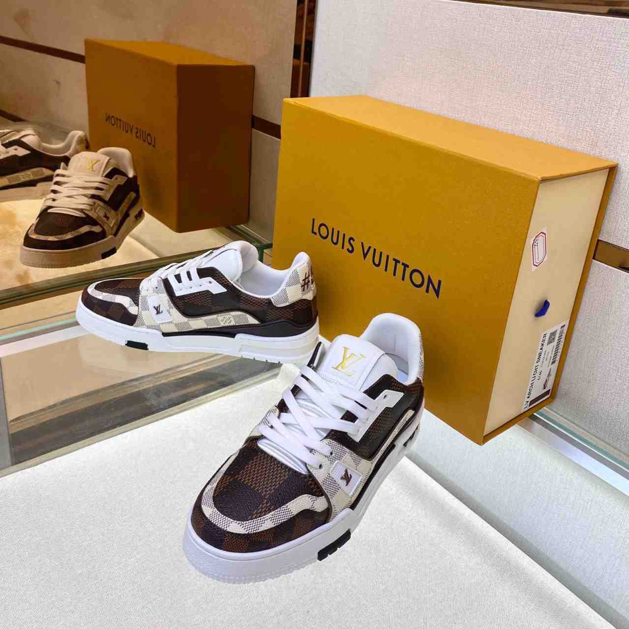 Louis Vuitton LV Trainer Sneaker    (Upon UK Size)   1AAV8Y - DopestKickz