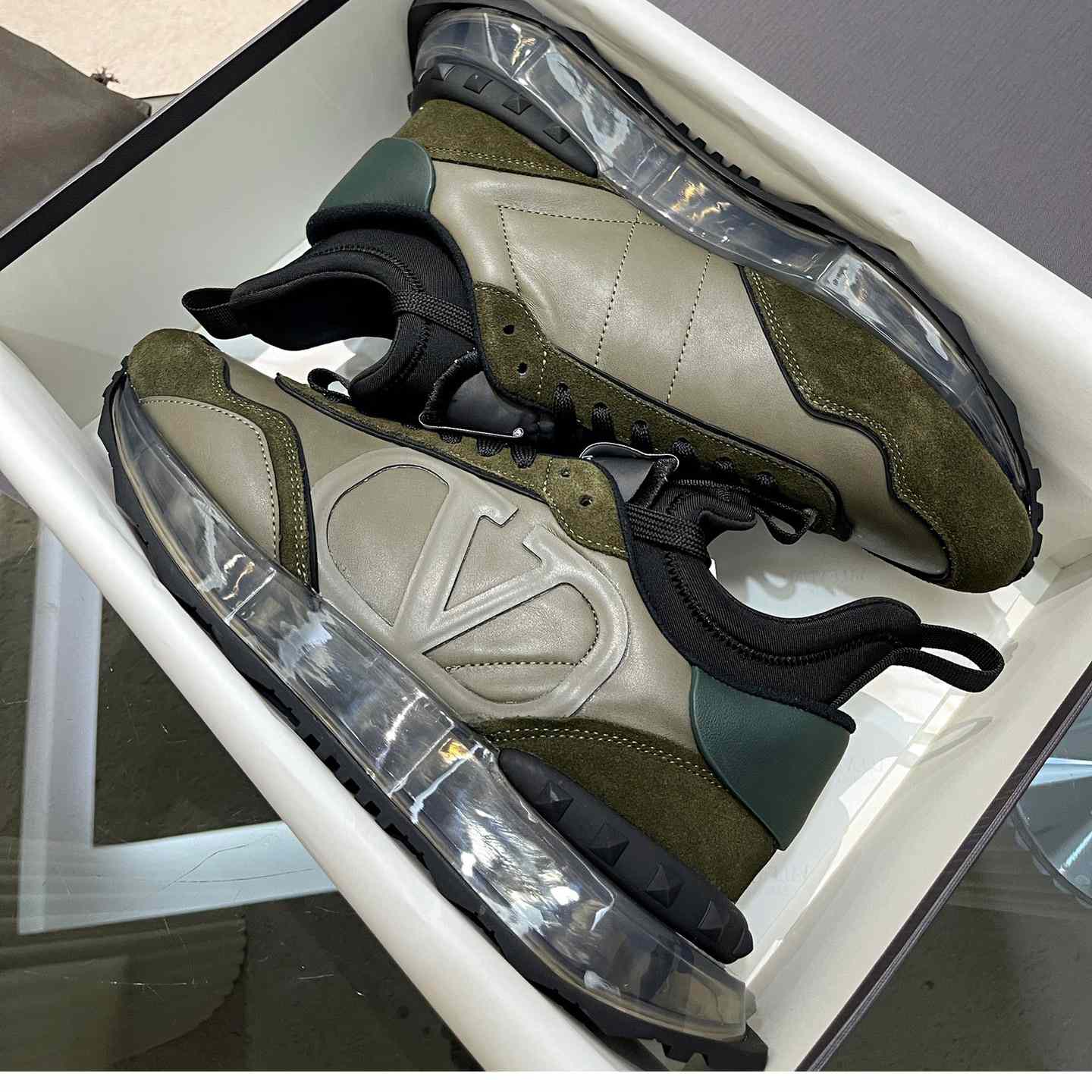 Valenti Netrunner Fabric And Suede Sneaker - DopestKickz