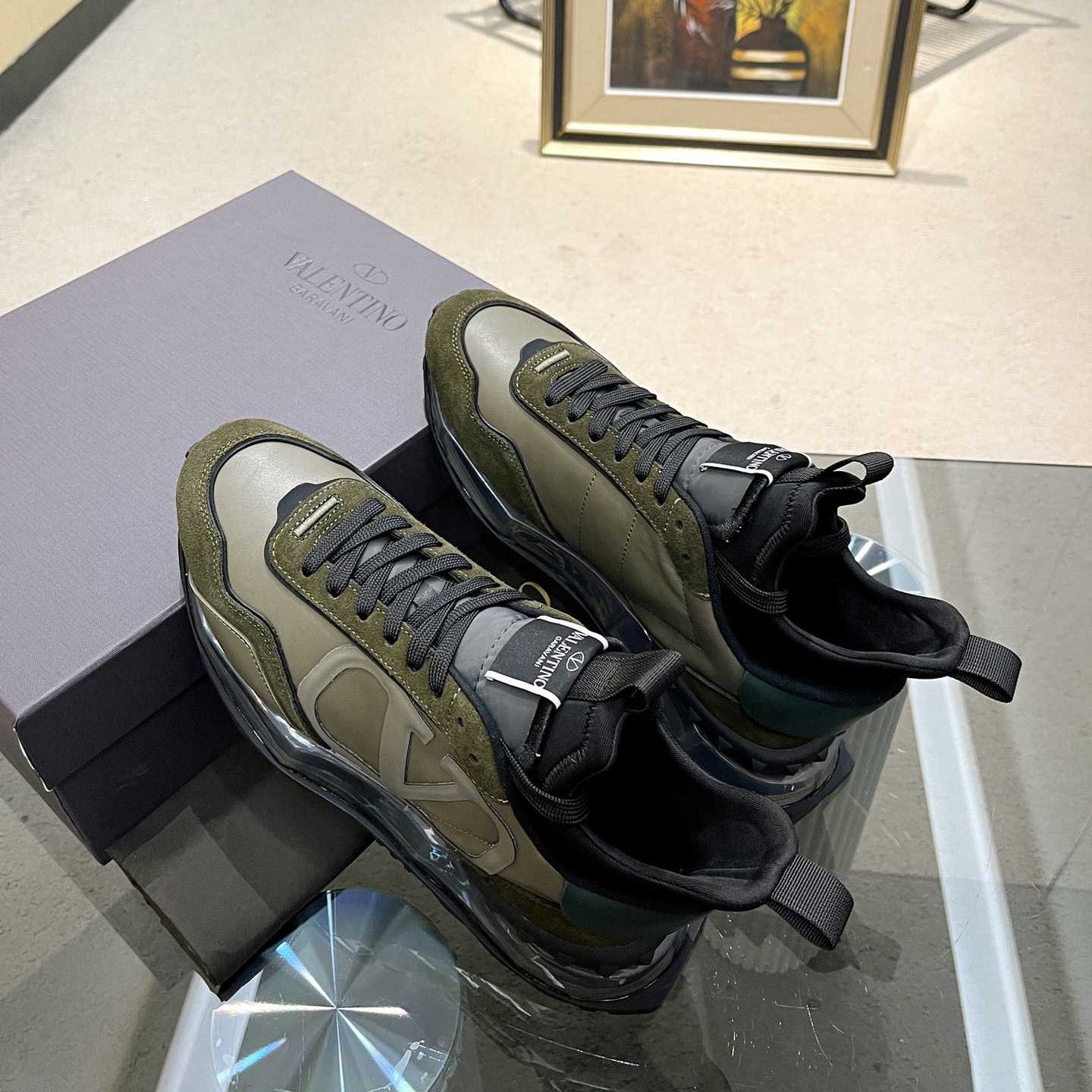 Valenti Netrunner Fabric And Suede Sneaker - DopestKickz