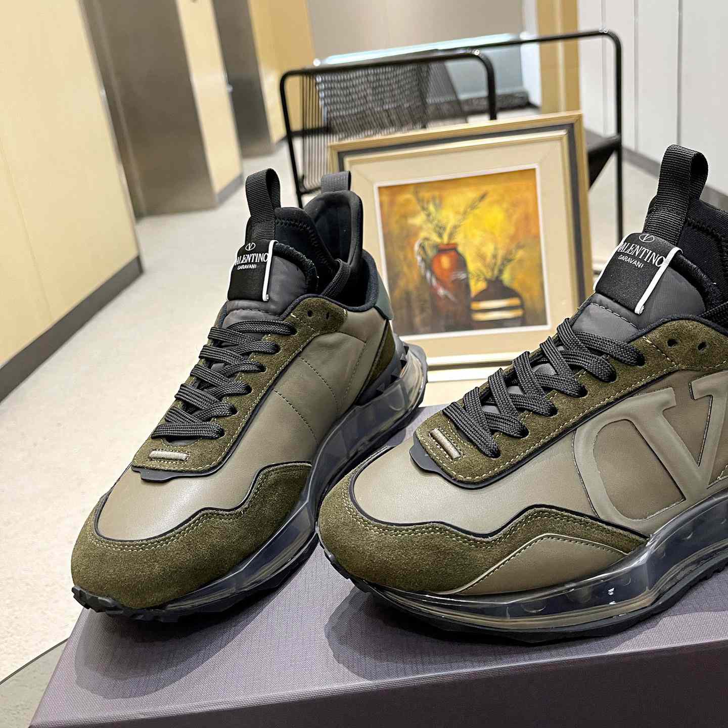 Valenti Netrunner Fabric And Suede Sneaker - DopestKickz