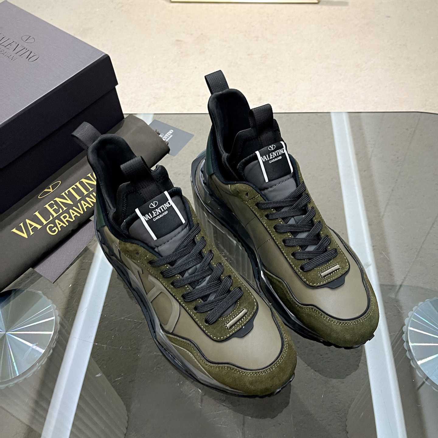 Valenti Netrunner Fabric And Suede Sneaker - DopestKickz