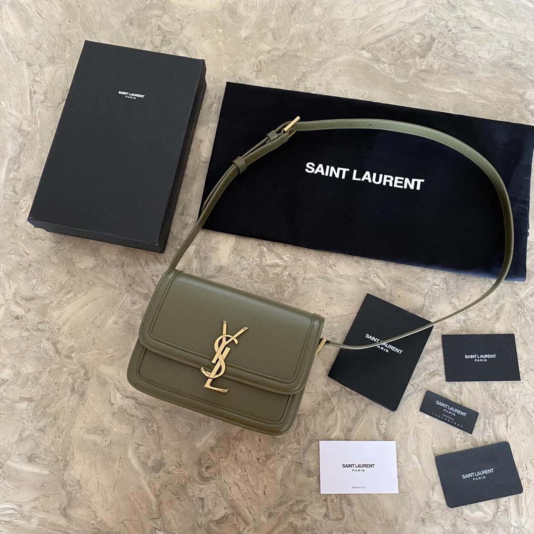 Saint Laurent Solferino Small Satchel In Box Saint Laurent Leather(19-13-5cm) - DopestKickz
