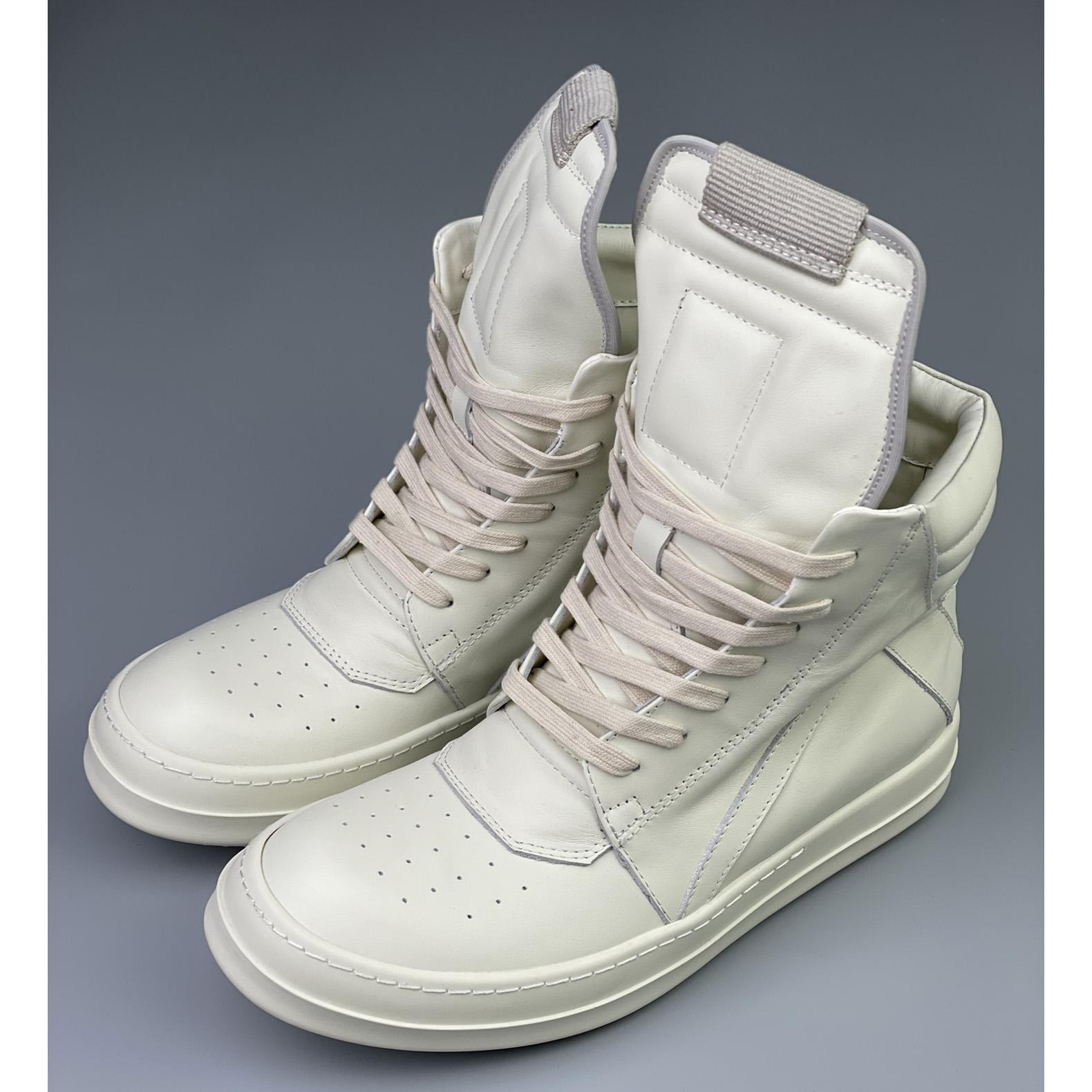 Rick Owens Geobasket High Top Sneakers - DopestKickz