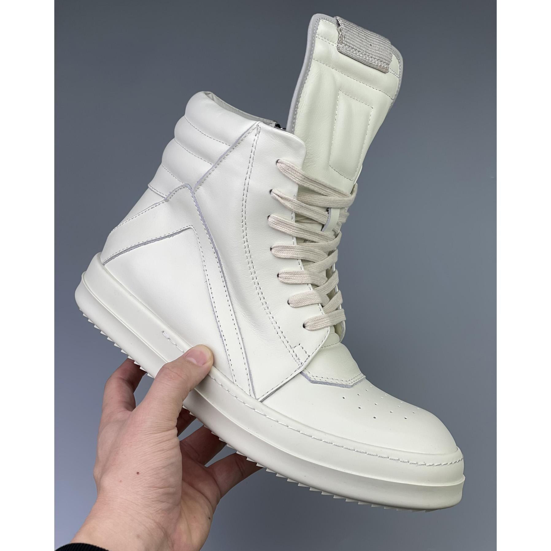 Rick Owens Geobasket High Top Sneakers - DopestKickz