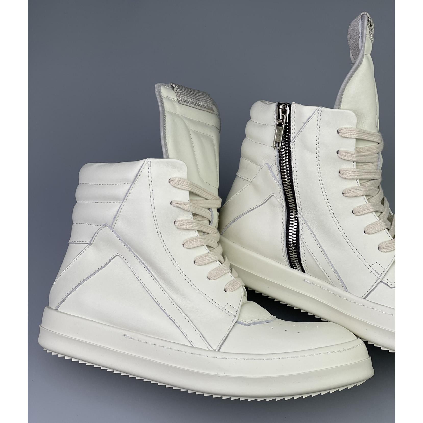 Rick Owens Geobasket High Top Sneakers - DopestKickz