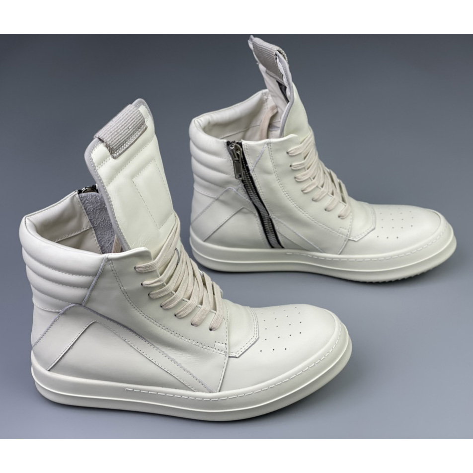 Rick Owens Geobasket High Top Sneakers - DopestKickz