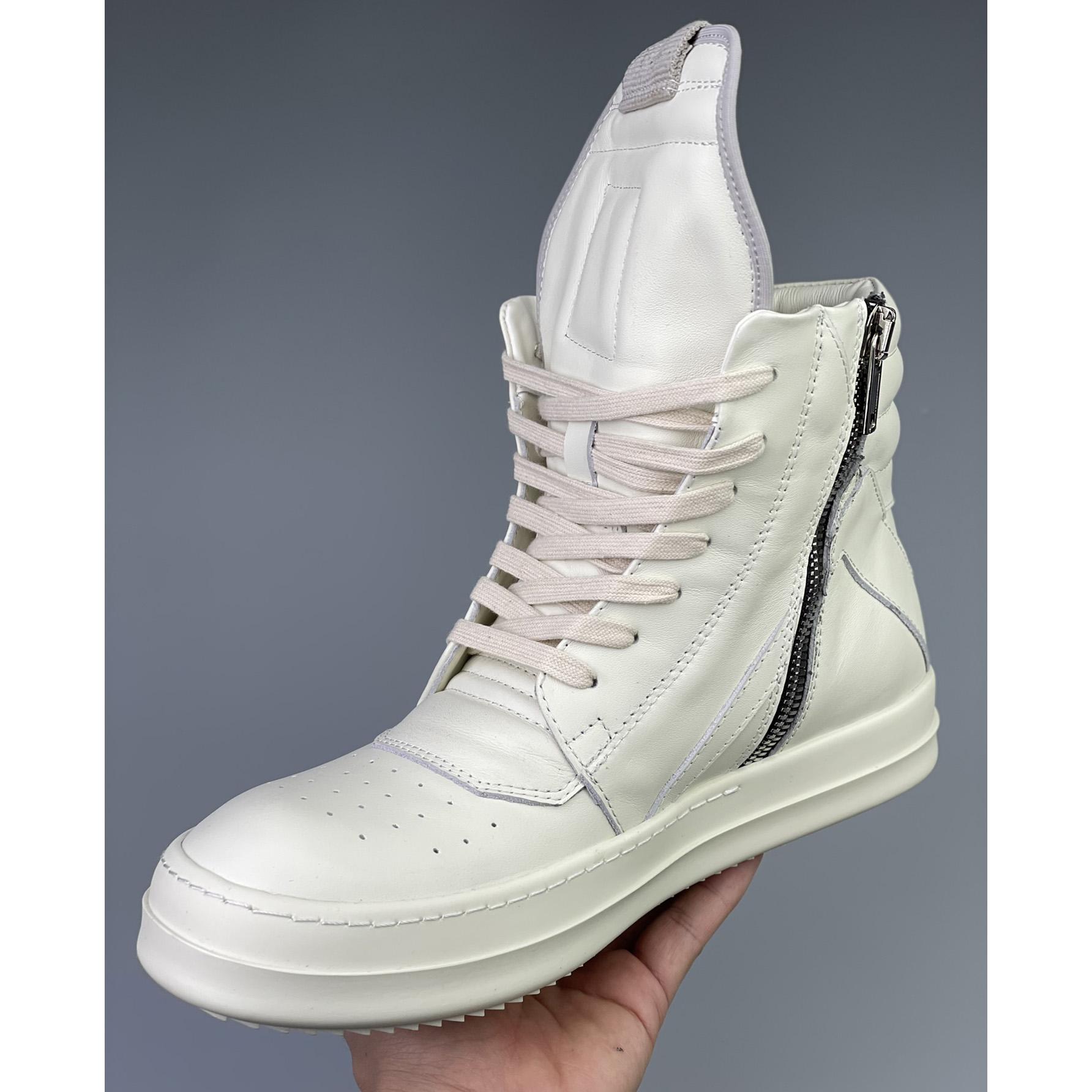 Rick Owens Geobasket High Top Sneakers - DopestKickz