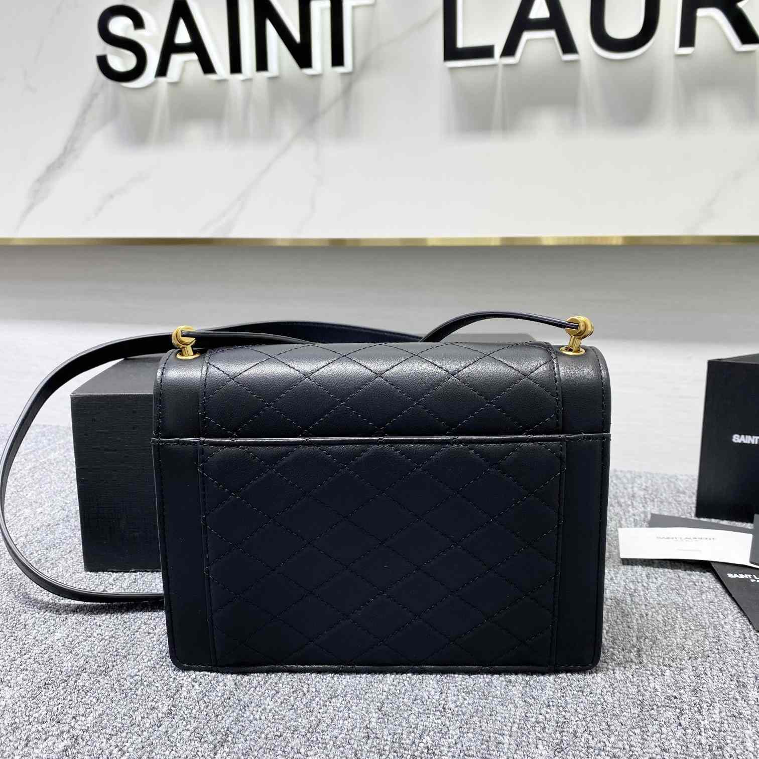 Saint Laurent Gaby Mini Satchel In Quilted Lambskin - DopestKickz