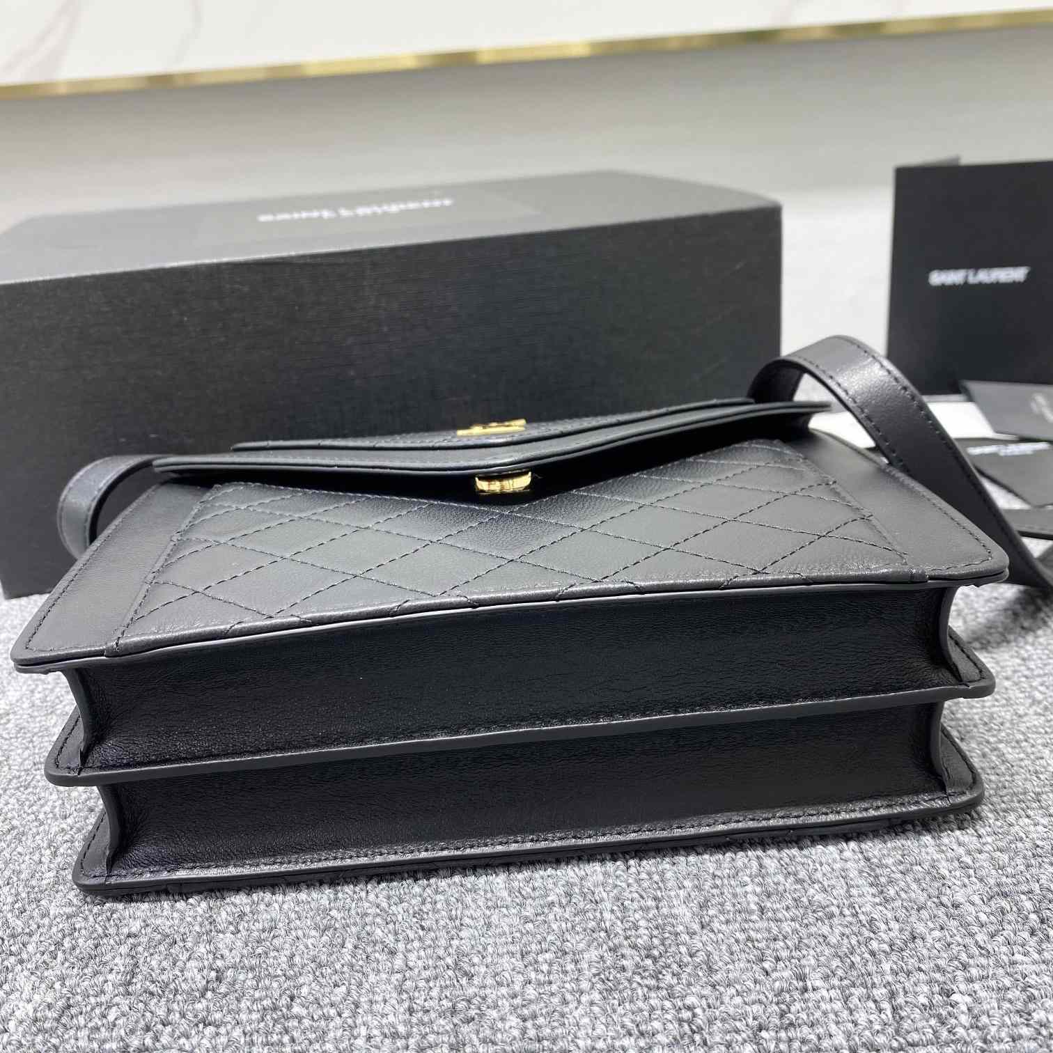 Saint Laurent Gaby Mini Satchel In Quilted Lambskin - DopestKickz